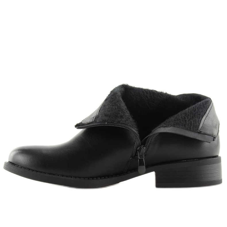 Stivaletti Chelsea neri da donna 7352-PA Black nero 2