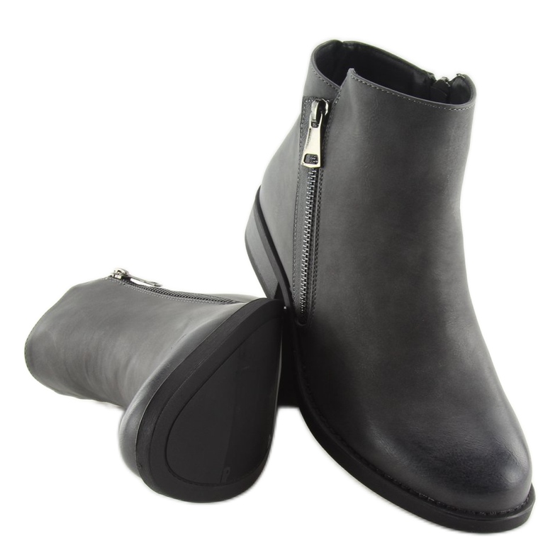 Stivaletti Chelsea grigi da donna 7352-PA Grigio 1