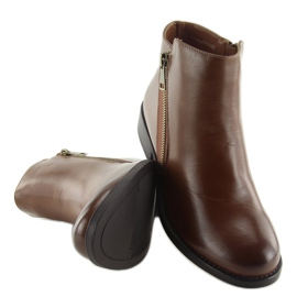 Stivaletti Chelsea marroni da donna 7352-PA Camel marrone 1