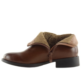 Stivaletti Chelsea marroni da donna 7352-PA Camel marrone 2