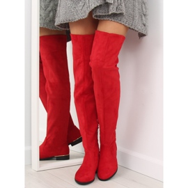 Stivali sopra il ginocchio da donna rossi 7570-PG rosso 1