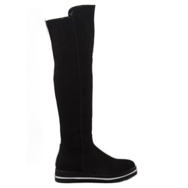 Stivaletti neri da donna A-177 Black nero 2