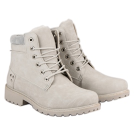 Scarponi da trekking grigi e isolanti grigio 1