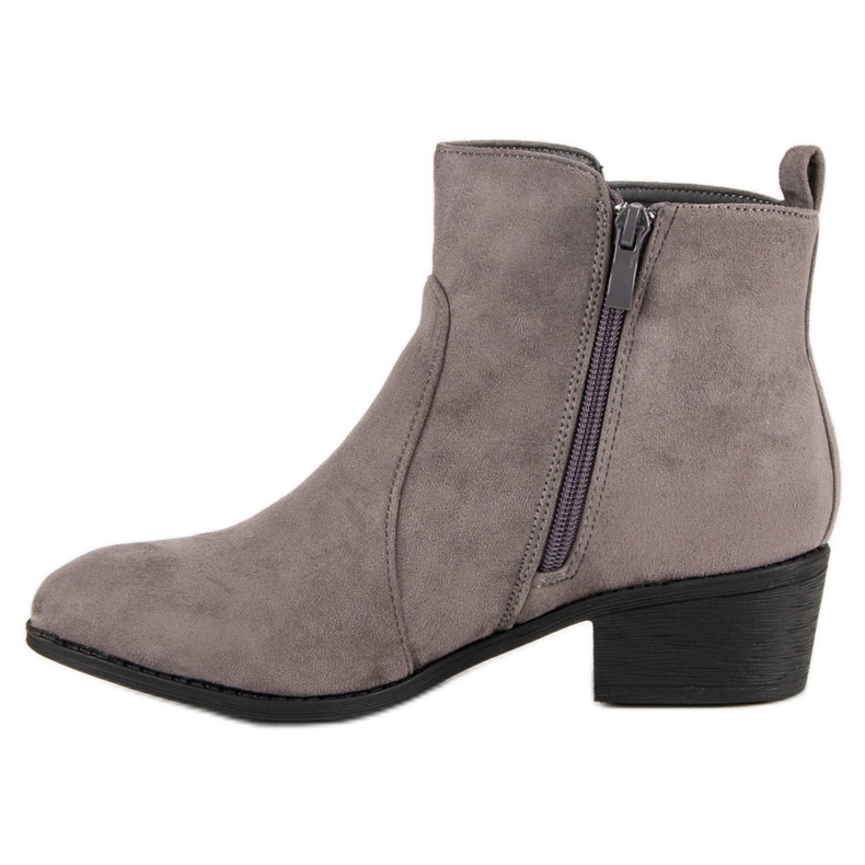 Nio Nio Stivaletti Grigi Con Cristalli grigio 1