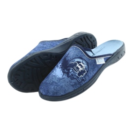 Pantofole per scarpe per bambini Befado 707Y396 blu navy blu 4