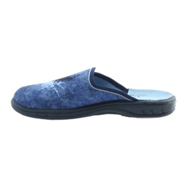 Pantofole per scarpe per bambini Befado 707Y396 blu navy blu 2