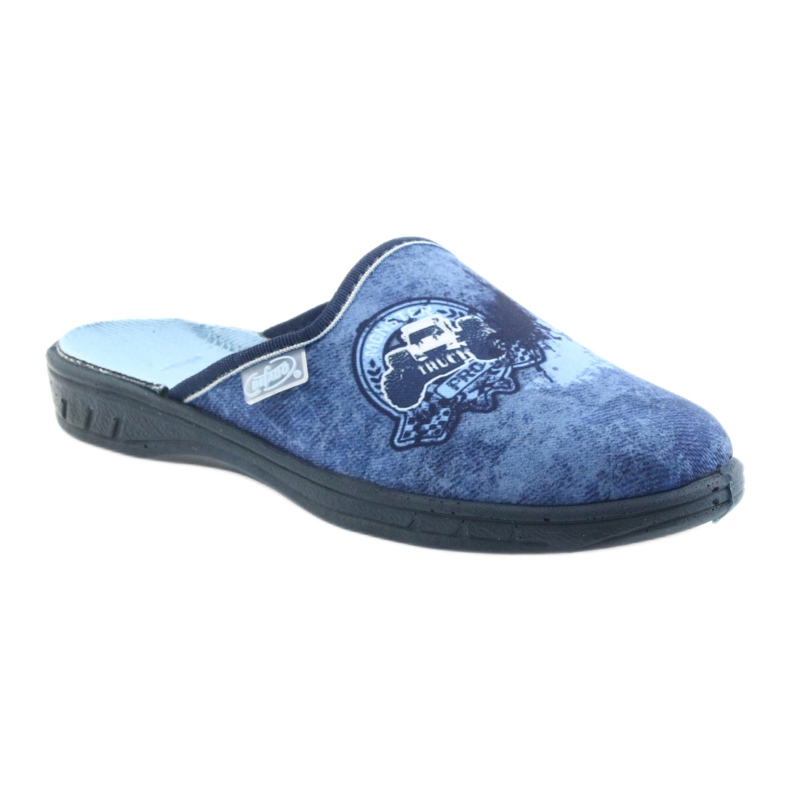 Pantofole per scarpe per bambini Befado 707Y396 blu navy blu 1