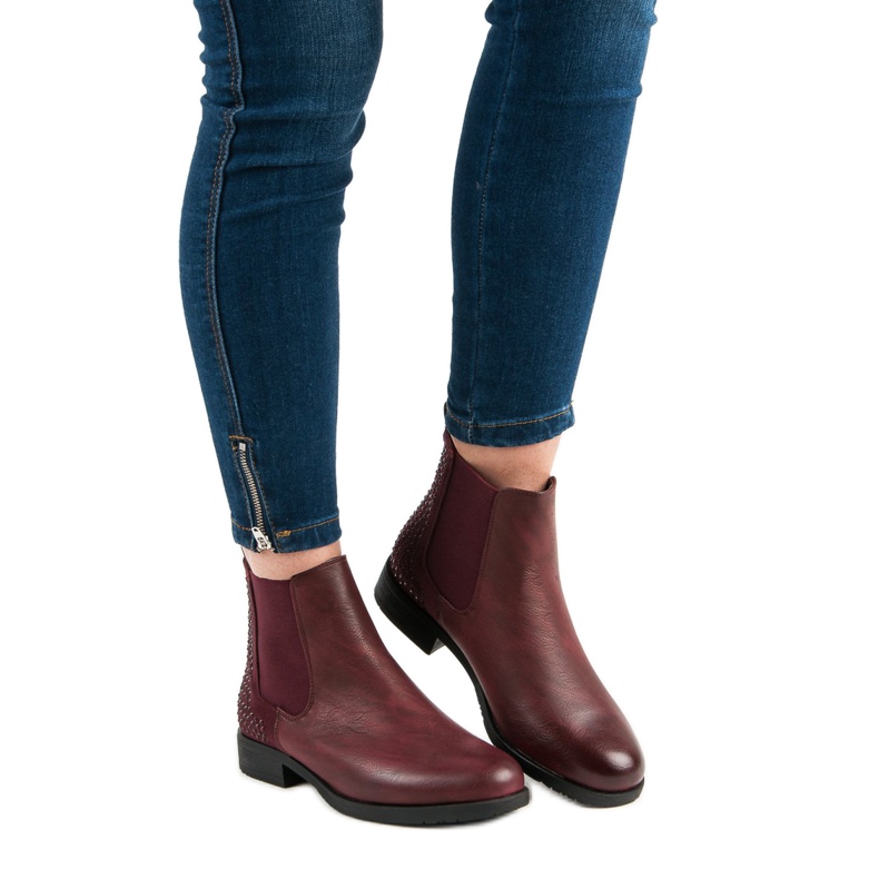 Seastar Stivaletti eleganti Stivali Jodhpur rosso 1