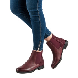 Seastar Stivaletti eleganti Stivali Jodhpur rosso 2