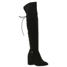 Stivali con tacco neri Black Big Star 274517 nero 1
