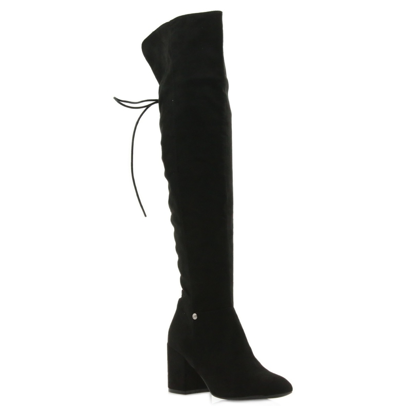 Stivali con tacco neri Black Big Star 274517 nero 1