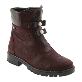 Ren But Stivali in pelle femminile Ren ma 3314 Borgogna con borchie rosso 1