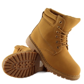 Stivali in legno, cammello BB2021-KB Camel marrone 1
