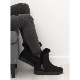 Stivali da neve neri caldi MZ-75 Black nero 1