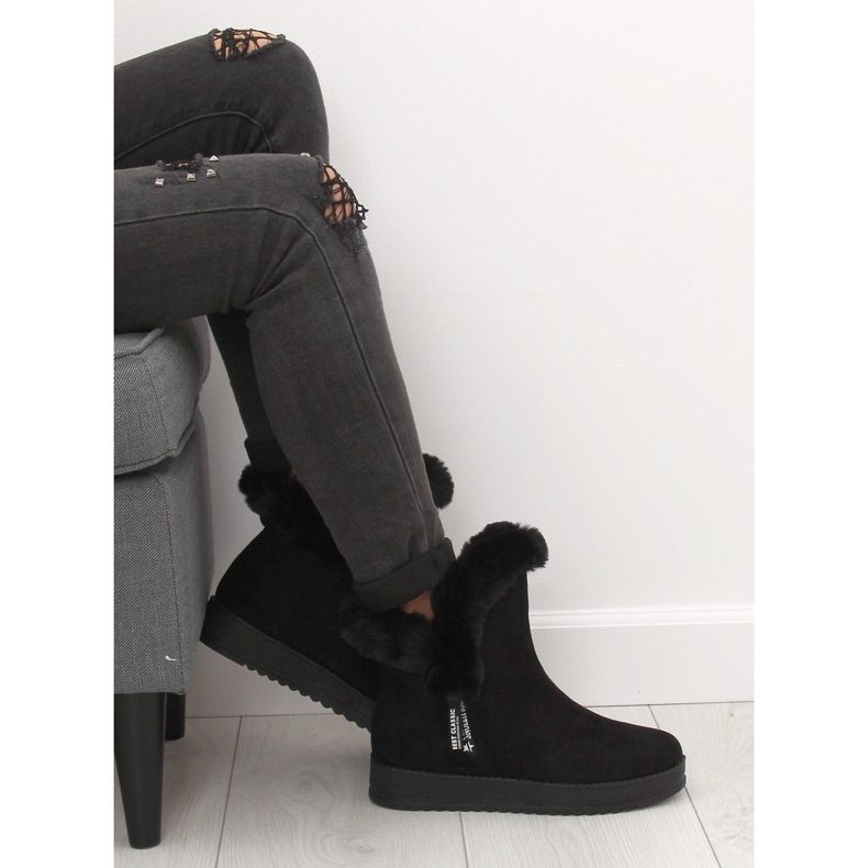 Stivali da neve neri caldi MZ-75 Black nero 1