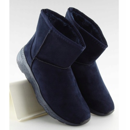 Stivali da neve blu navy da donna D009 Blue 1