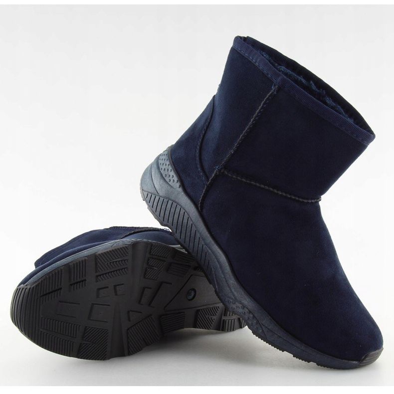Stivali da neve blu navy da donna D009 Blue 2