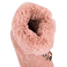 Mukluki Decorate decorato rosa 1