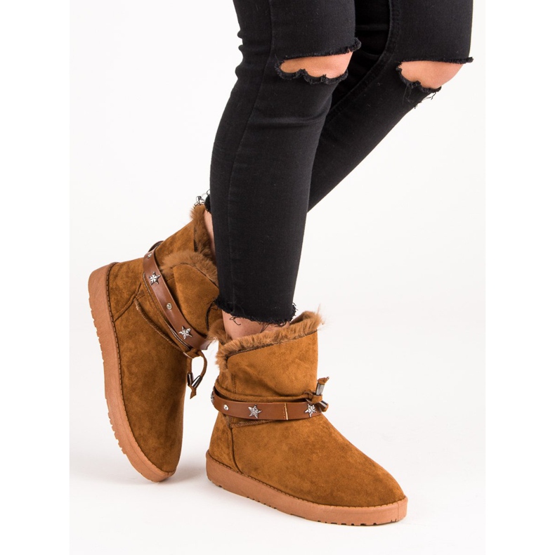 Mukluki Decorate decorato marrone 2