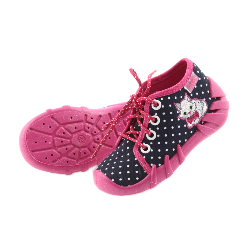 Punti annodati per bambini Befado 130P039 bianco rosa blu navy 5