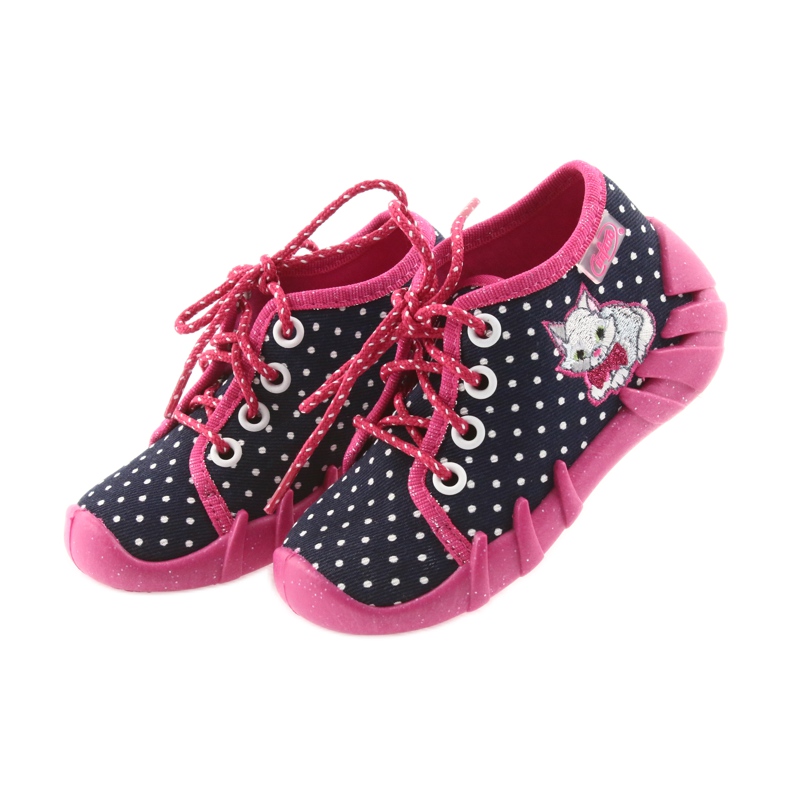 Punti annodati per bambini Befado 130P039 bianca rosa blu navy 4