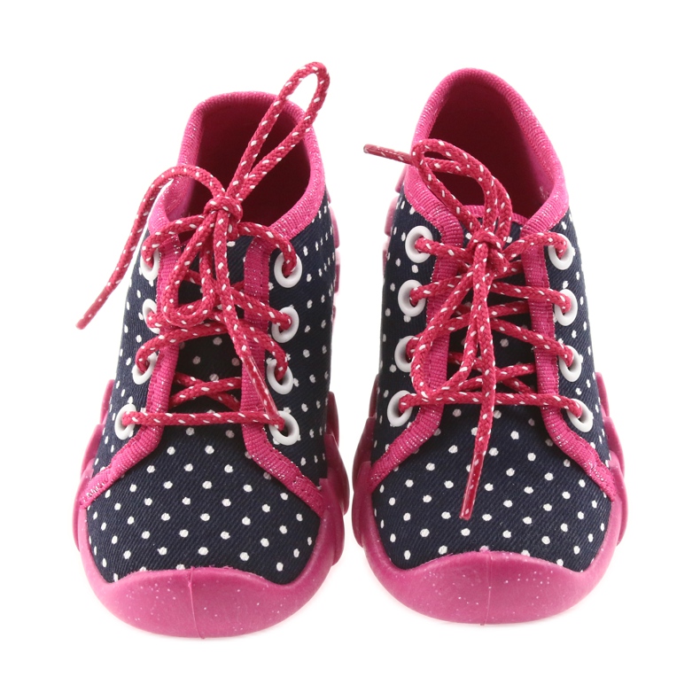 Punti annodati per bambini Befado 130P039 bianco rosa blu navy 3