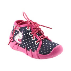 Punti annodati per bambini Befado 130P039 bianco rosa blu navy 1
