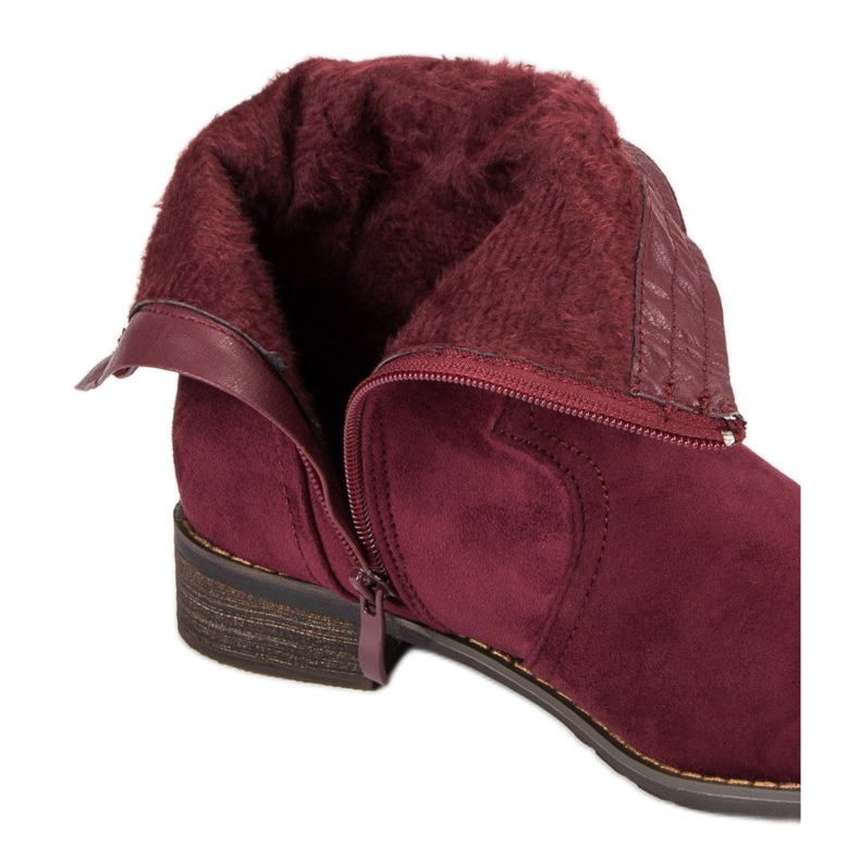 Nio Nio Stivali bordeaux rosso 2
