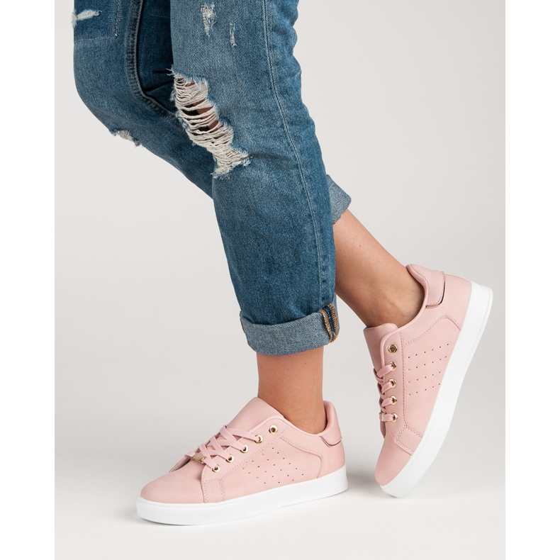 Scarpe sportive rosa 1