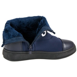Bestelle Sneakers alte alla moda bianco blu navy 1