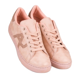 Scarpe sportive legate rosa 2