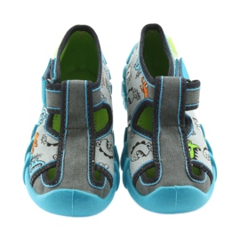 Scarpe per bambini Befado 190P085 blu grigio multicolore 3
