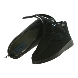 Calzature maschili Dr.Orto Befado 987M002 Fedi sensibili Black Silber Inserto nero 7