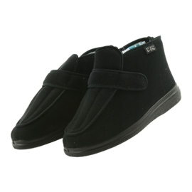 Calzature maschili Dr.Orto Befado 987M002 Fedi sensibili Black Silber Inserto nero 6