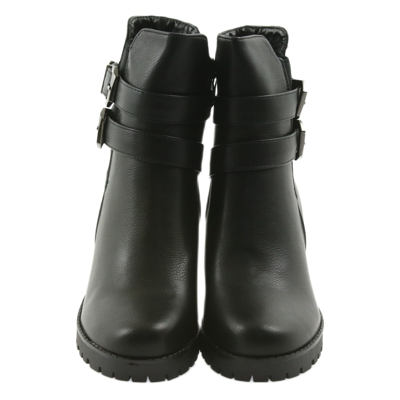 Stivali in legno con fibbie Filippo 517 nero 3