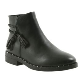 Stivali neri con frange Filippo nero 461 1