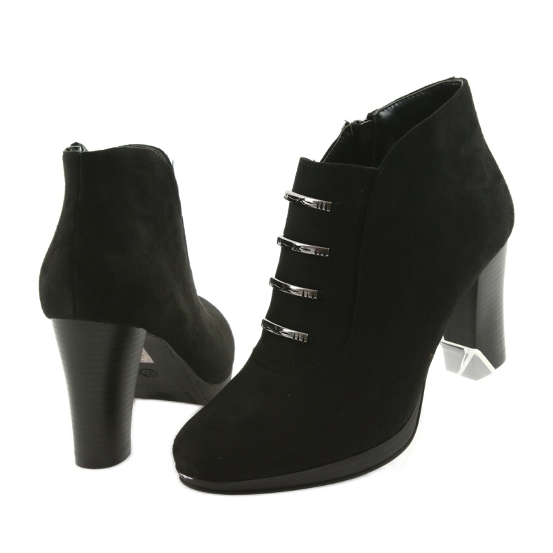 M.Daszyński Daszyński stivali scamosciati sul post nero 4