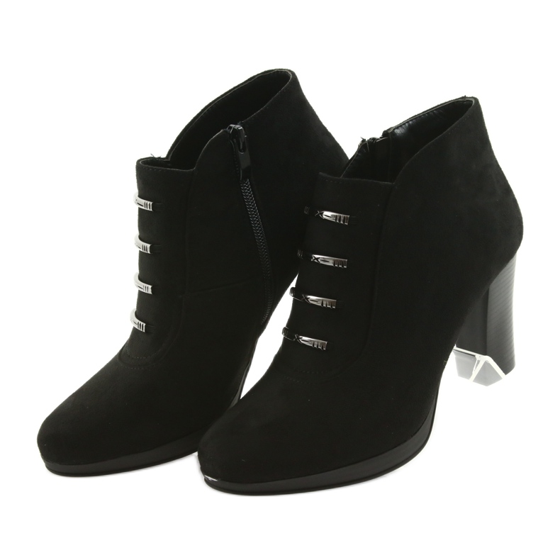 M.Daszyński Daszyński stivali scamosciati sul post nero 3