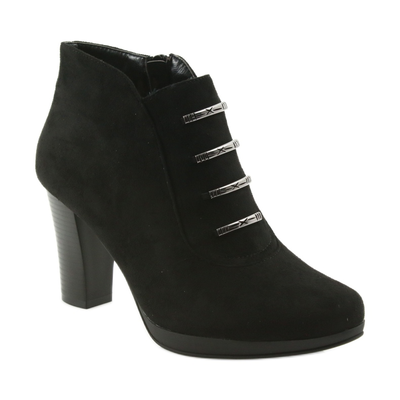 M.Daszyński Daszyński stivali scamosciati sul post nero 1