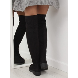 Stivali da moschettiere neri 0-231 Nero 2