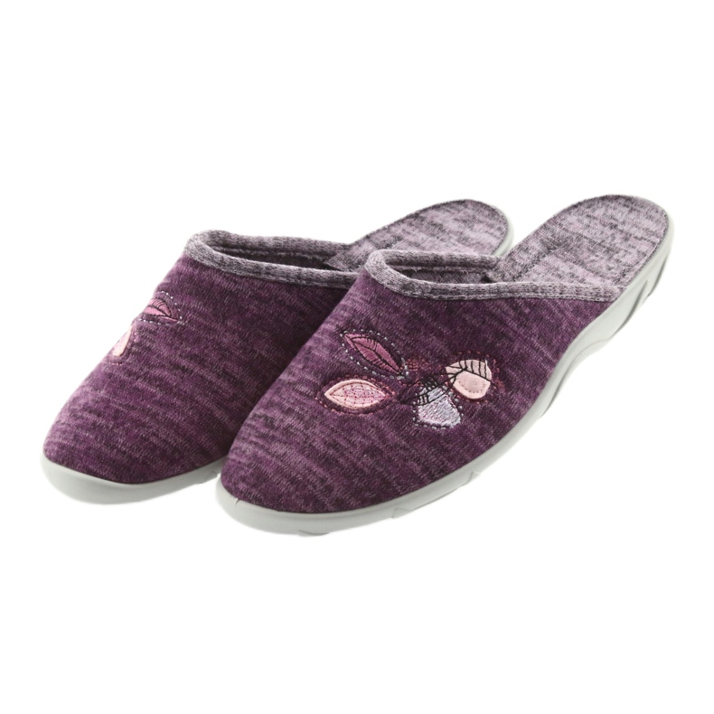 Scarpe da donna Befado 235d152 pantofole viola 3