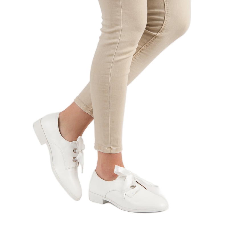 Tina&Co Stringate legate bianca 1