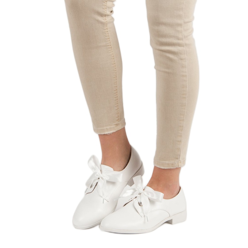 Tina&Co Stringate legate bianca 2