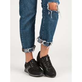 Scarpe sportive alla moda nero grigio 2