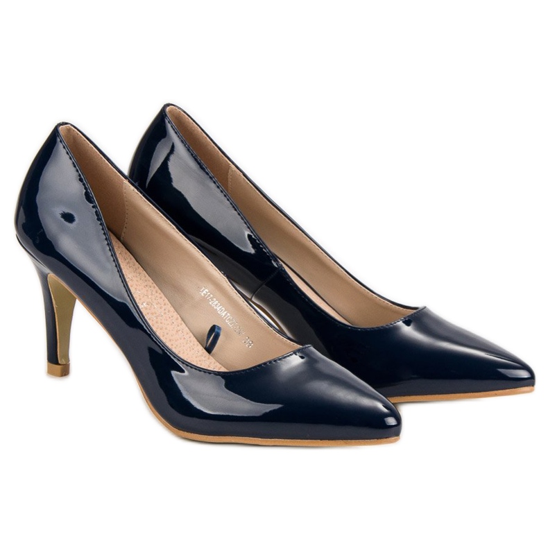 Décolleté VINCEZA blu navy 1