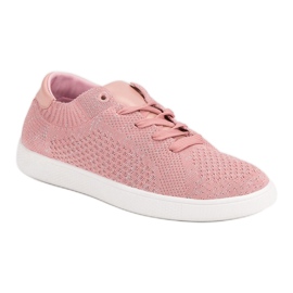 Scarpe sportive comode rosa 1