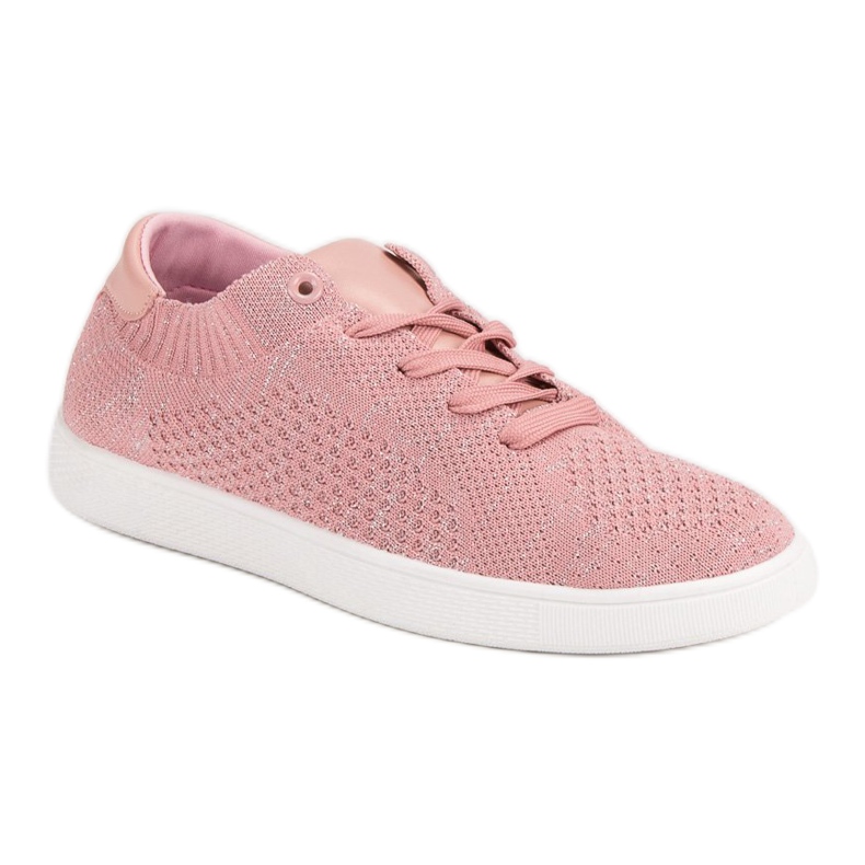 Scarpe sportive comode rosa 1