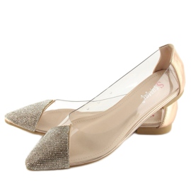 Ballerine rosa trasparenti LT111P Champagne 2