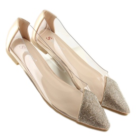 Ballerine rosa trasparenti LT111P Champagne 1