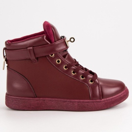 Sneakers bordeaux rosso 1